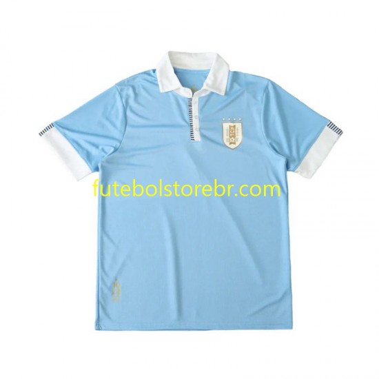 Camisa Uruguai 100th Anniversary I 2024 manga curta pro Masculina