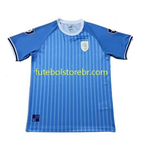 Camisa Uruguai Copa America I 2024 manga curta pro Masculina